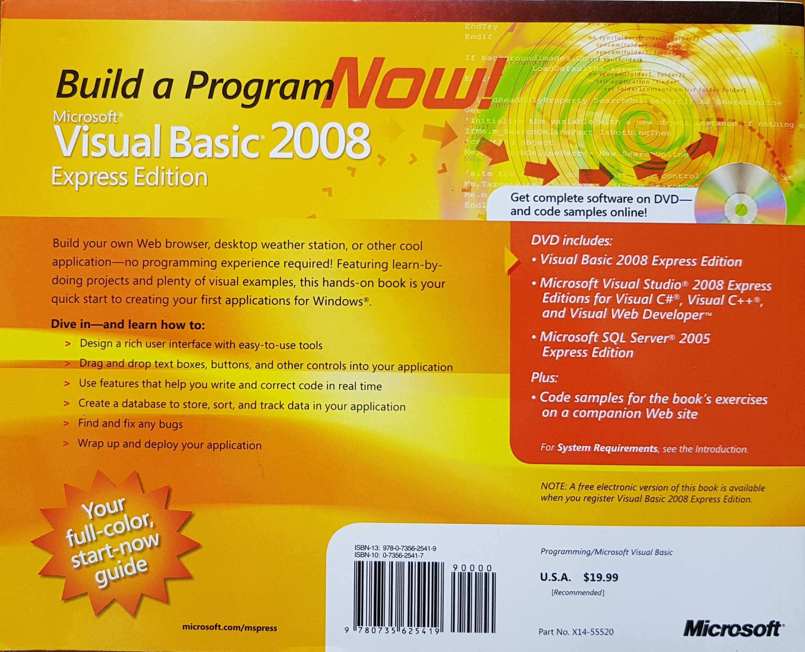 Back cover of 0-7356-2541-7